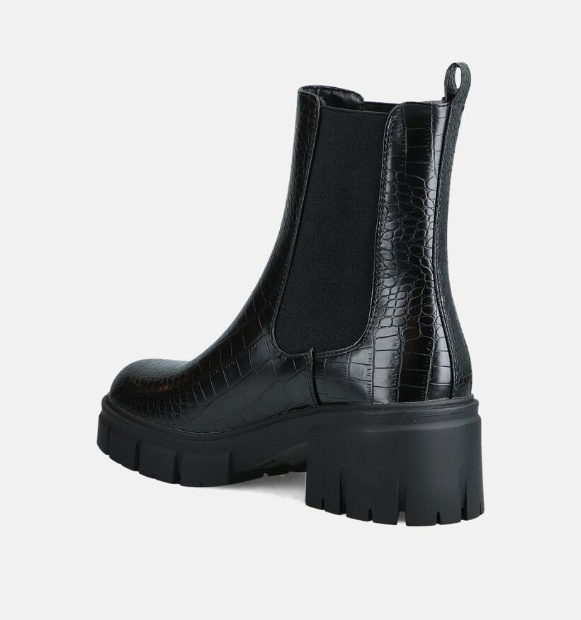 Posh by Poelman Bottines Chelsea en Noir pour femmes (362867)