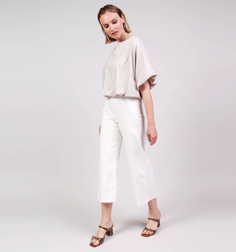 Sisters Point Gufo Blouse en Beige pour femmes (377817)