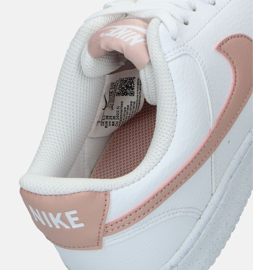 Nike Court Vision Low Next Nature Baskets en Blanc pour femmes (339845)