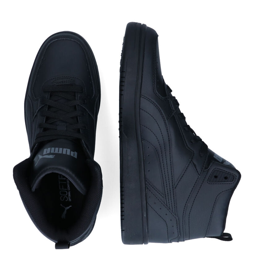 Puma Rebound Joy baskets montantes en Noir pour hommes (318675) - pour semelles orthopédiques