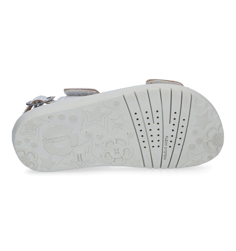 Geox Costarei Sandales en Argent en simili cuir (310999)