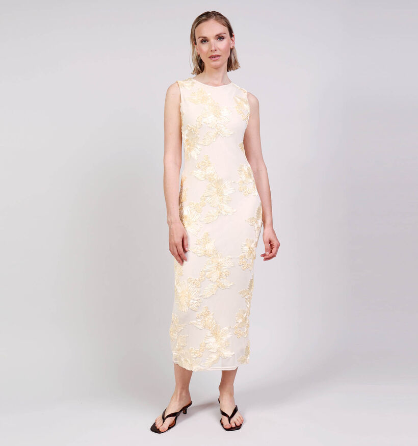 Sisters Point Robe mi-longue en Jaune pour femmes (380727)