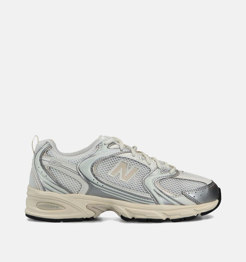 New Balance U 530 Baskets sportives en Blanc pour femmes (358221) - pour semelles orthopédiques