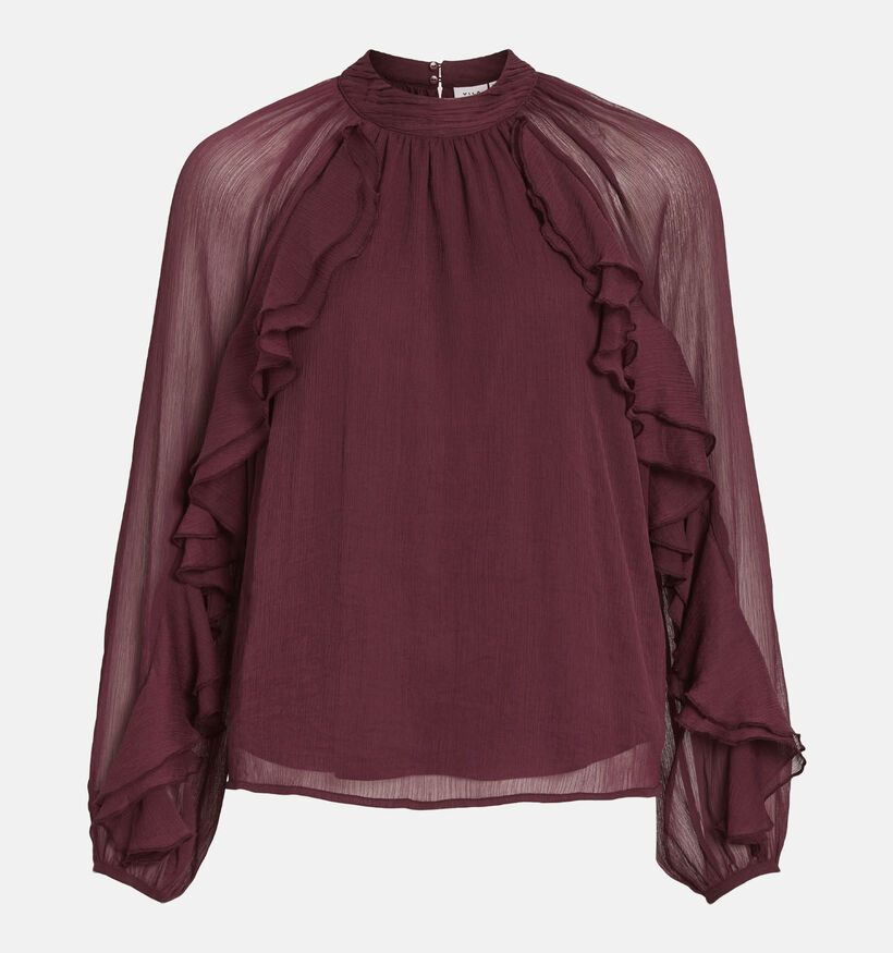 Vila Binna Bordeaux Blouse voor dames (365580)