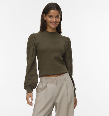 Vero Moda Pulls Beige/Vert