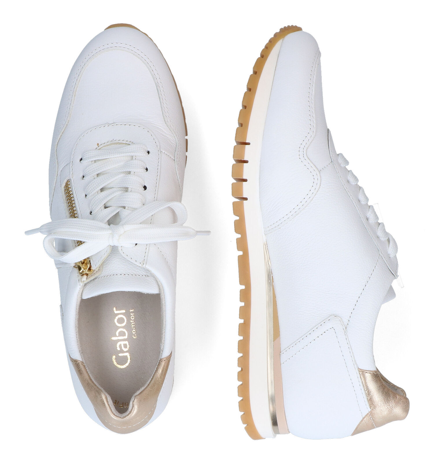Gabor OptiFit Witte Sneakers Dames Sneakers Online op TORFS.BE