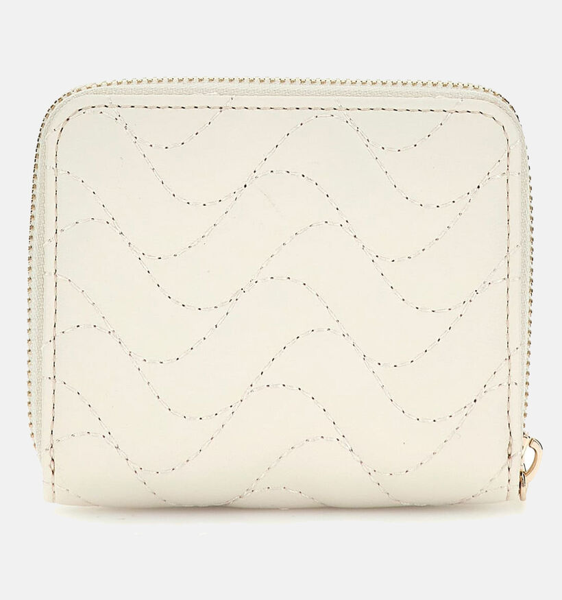 Guess Porte-monnaie zippé en Ecru pour femmes (360068)