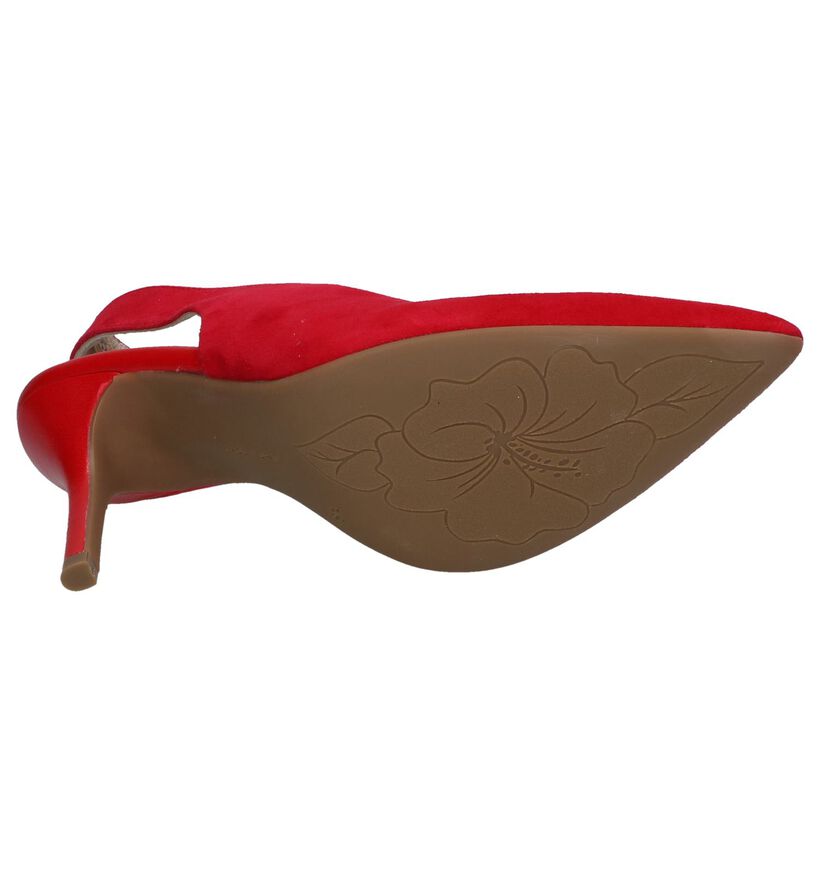 Marian Talons hauts en Rouge foncé en daim (249288)