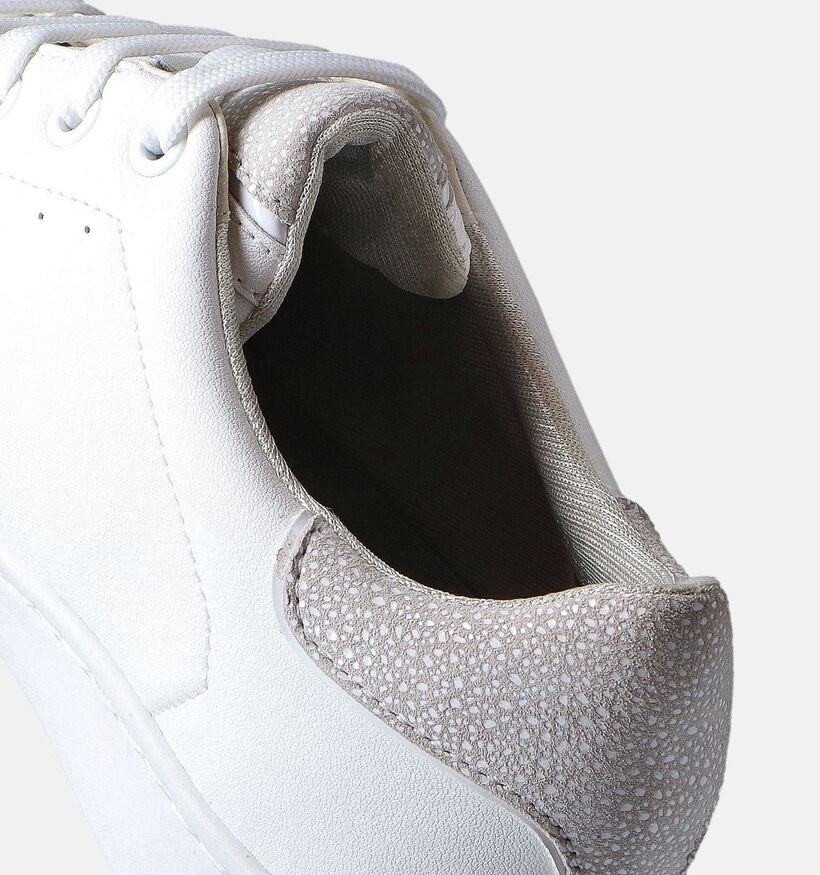 Geox Jaysen Baskets en Blanc pour femmes (353771) - pour semelles orthopédiques