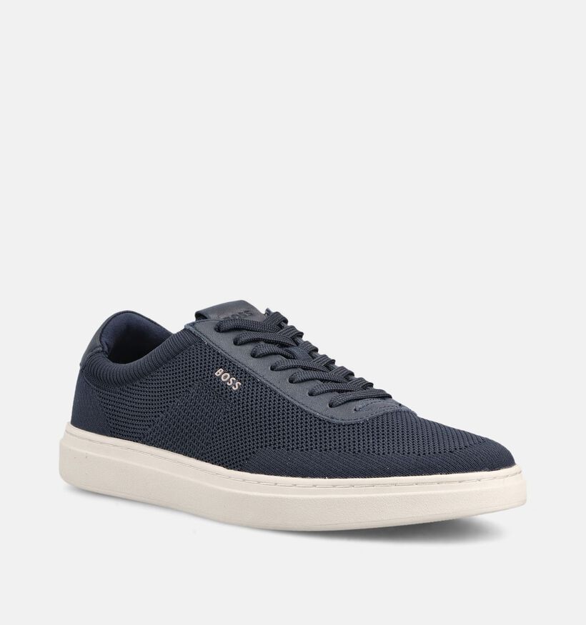 BOSS Kieran Chaussures &agrave; lacets en Bleu fonc&eacute; pour hommes (369007) - pour semelles orthop&eacute;diques