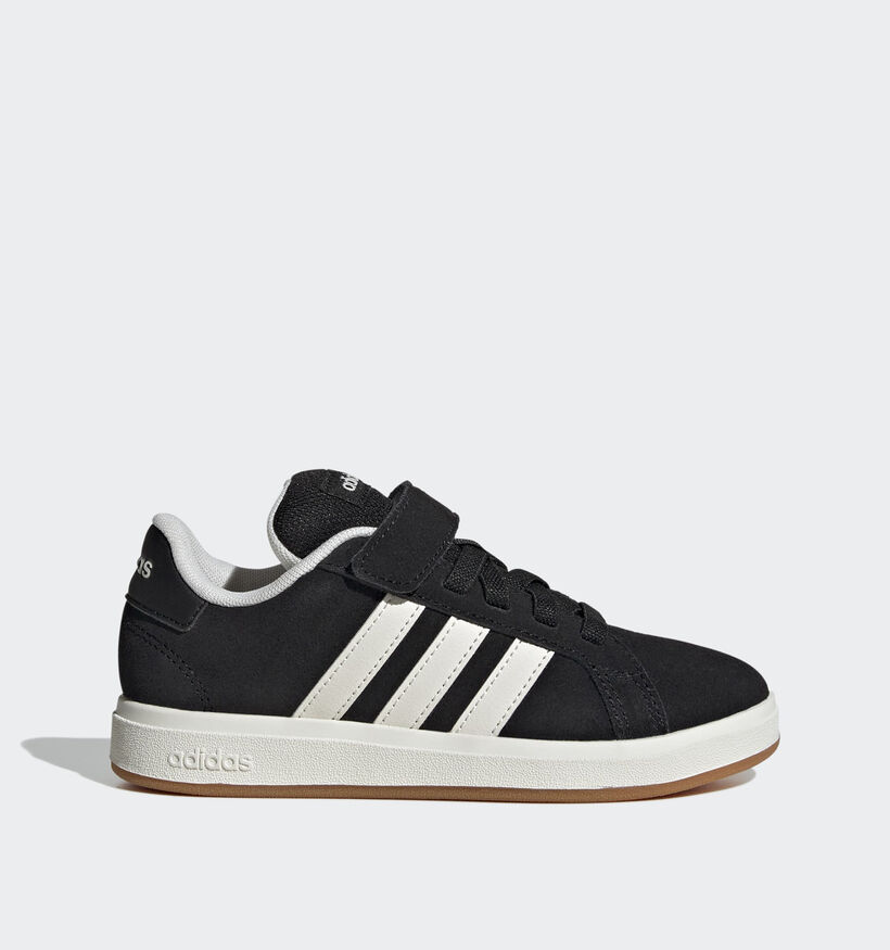 adidas Grand Court 00s Zwarte/Witte Sneakers voor meisjes, jongens (380813)