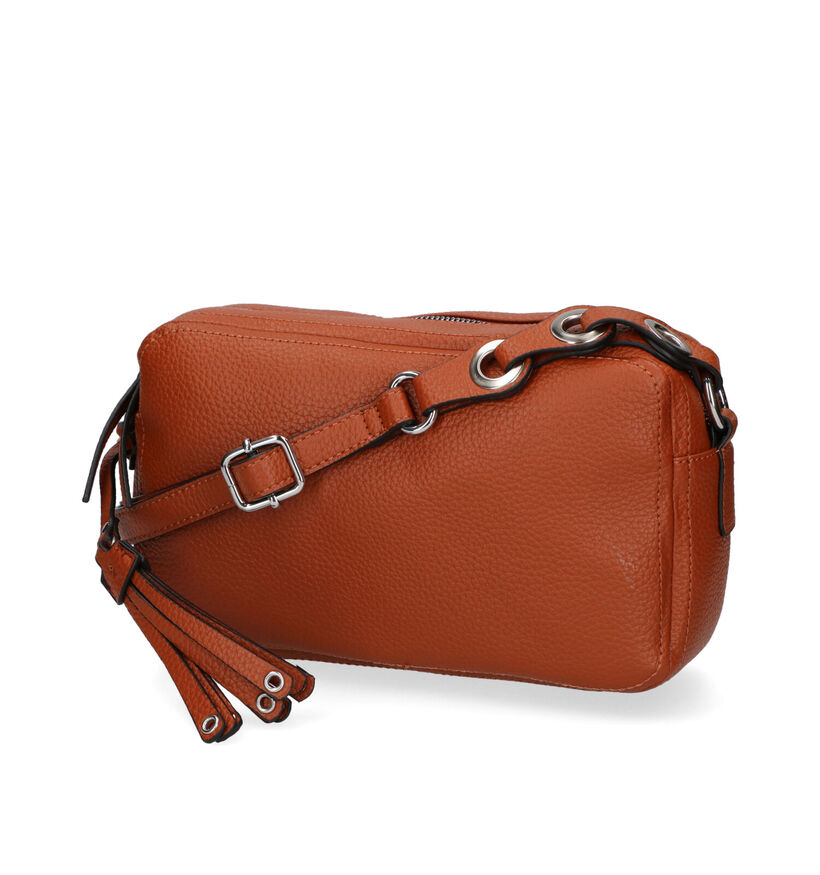 Emily & Noah Henny Cognac Crossbody Tas in kunstleer (308770)