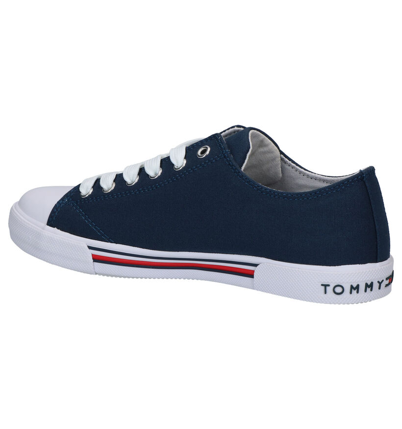 Tommy Hilfiger Blauwe Sneakers in stof (266555)