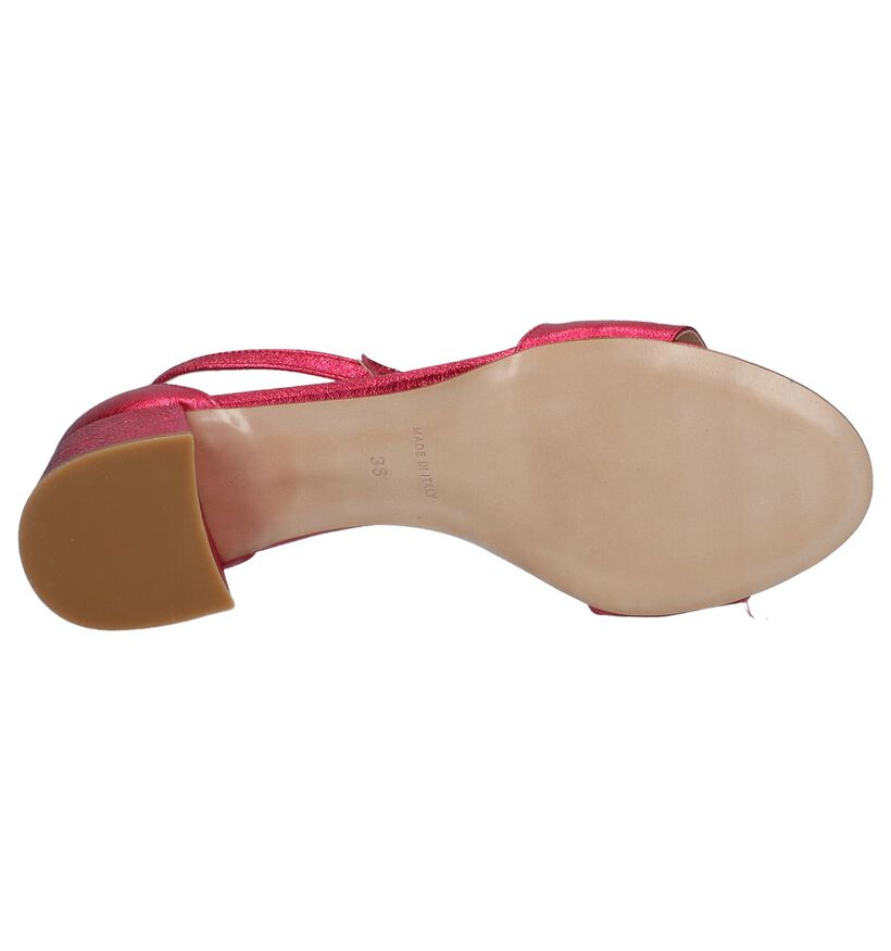 Via Limone Sandales en Rose fuchsia en cuir (218748)