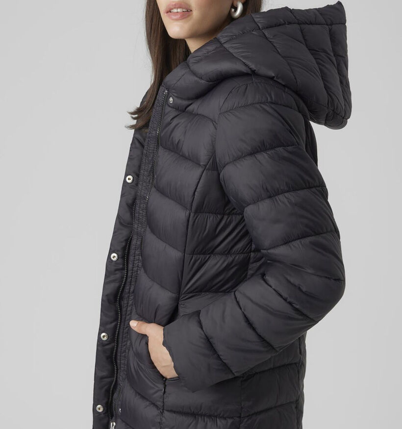 Vero Moda Carmen Manteau puffer en Noir pour femmes (357657)