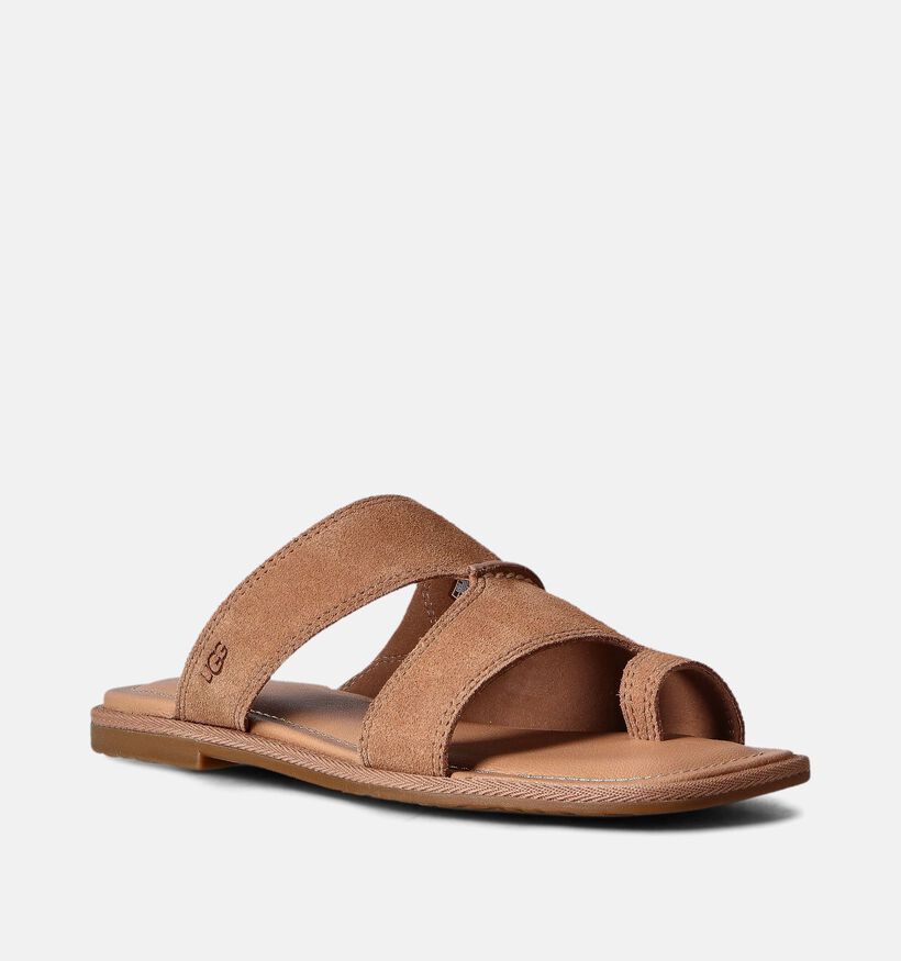 UGG Matira Nu-pieds plates en Camel pour femmes (352821)