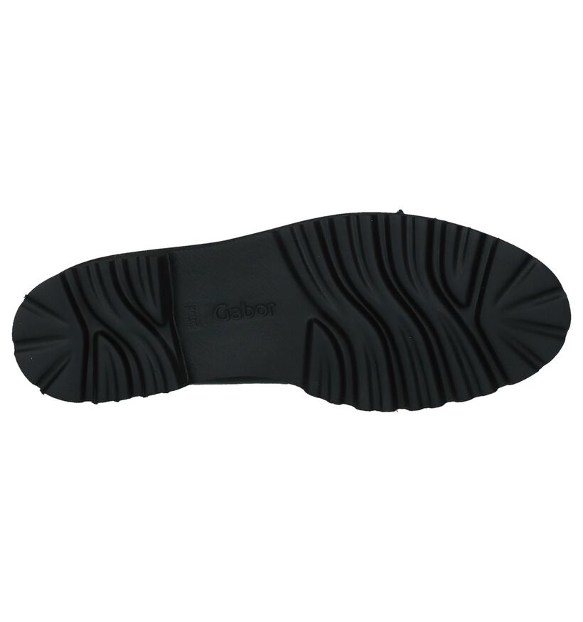 Gabor Mocassins en Noir en cuir (231252)