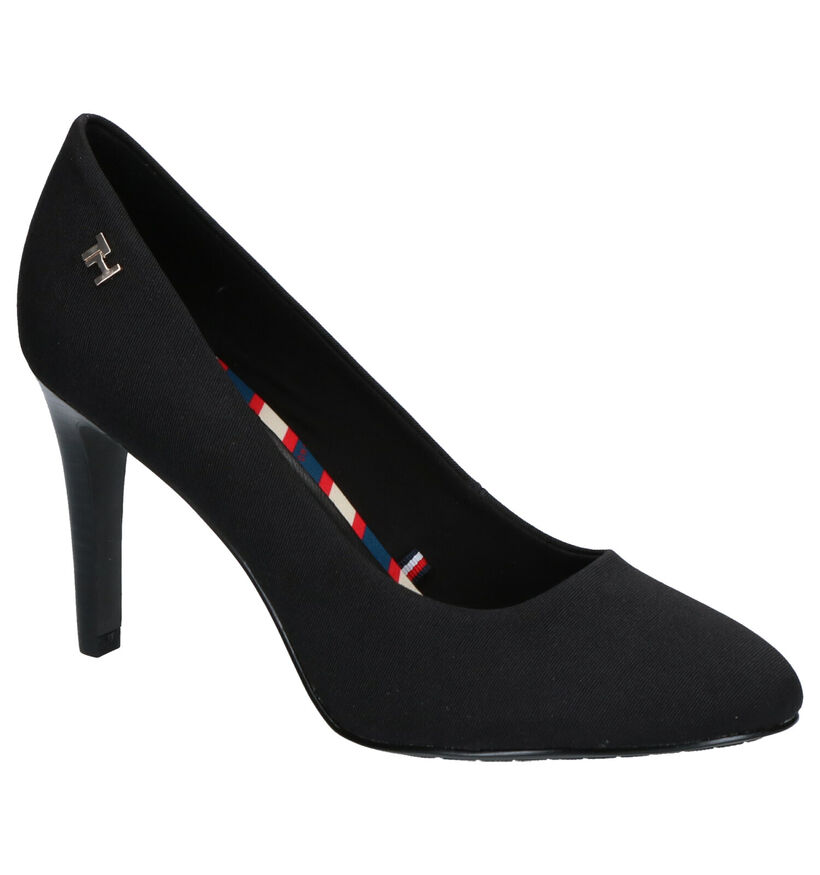 Tommy Hilfiger Zwarte Pumps in stof (255910)