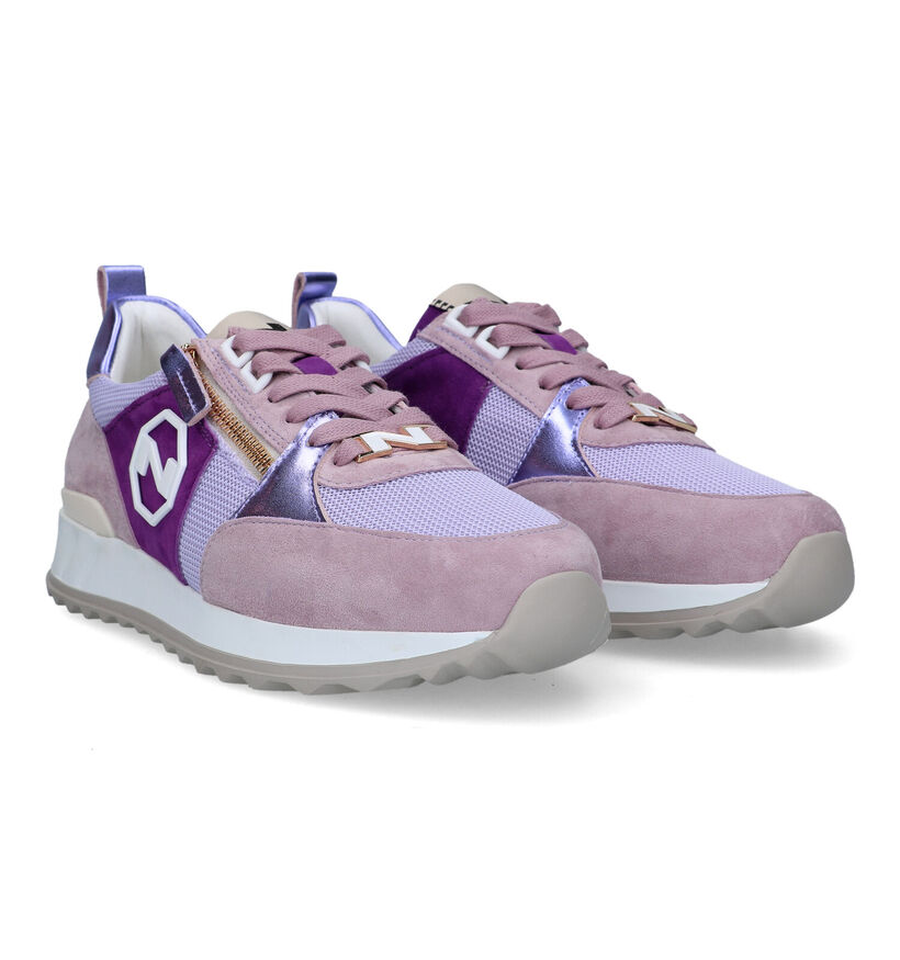 Nathan-Baume Paarse Sneakers voor dames (324683) - geschikt voor steunzolen