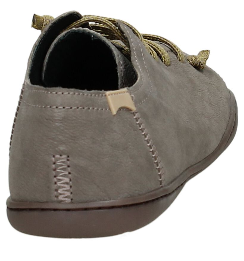 Camper Chaussures slip-on en Taupe en cuir (168848)