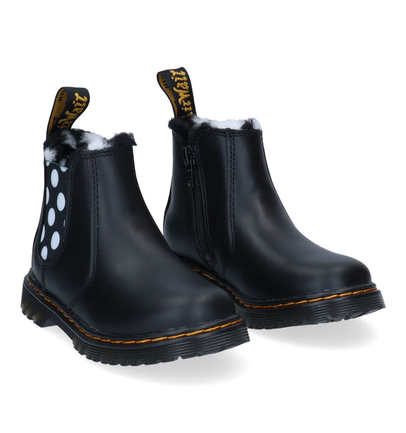 Dr. Martens Leonore Bottines en Noir en cuir (294415)