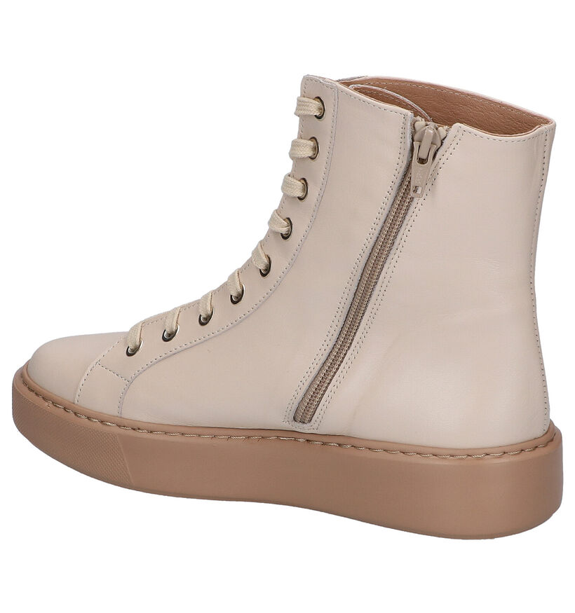 KMB Beige Bottines in leer (298922)
