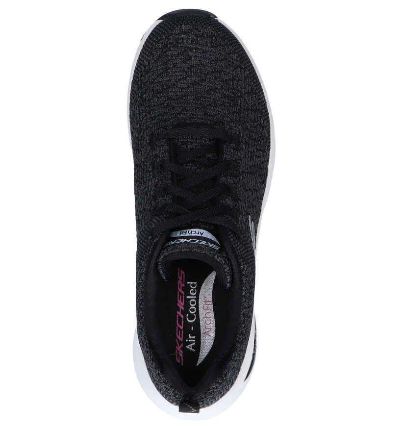 Skechers Arch Fit Infinite Adventure Zwarte Sneakers voor dames (301268) - geschikt voor steunzolen