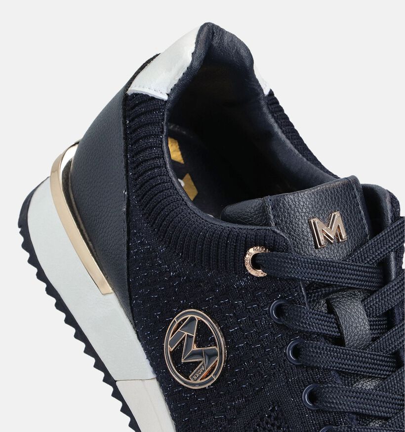 Mexx Gitte Glitter Ellen Donkerblauwe Geklede Sneakers voor dames (367253) - geschikt voor steunzolen