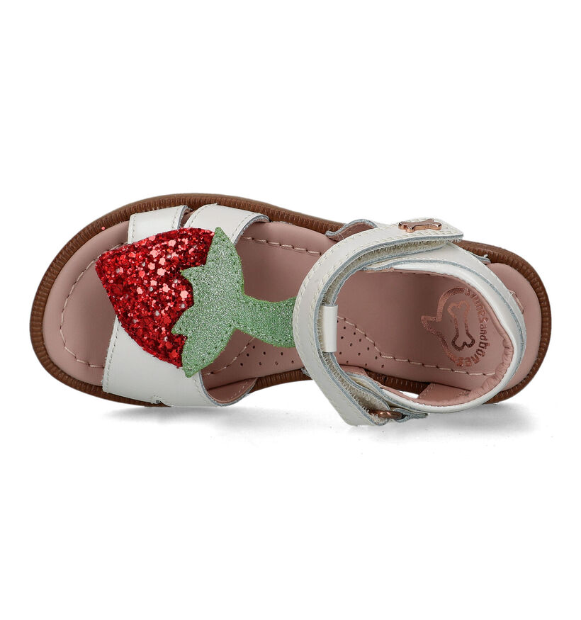 STONES and BONES Strav Roze Sandalen voor meisjes (325892)