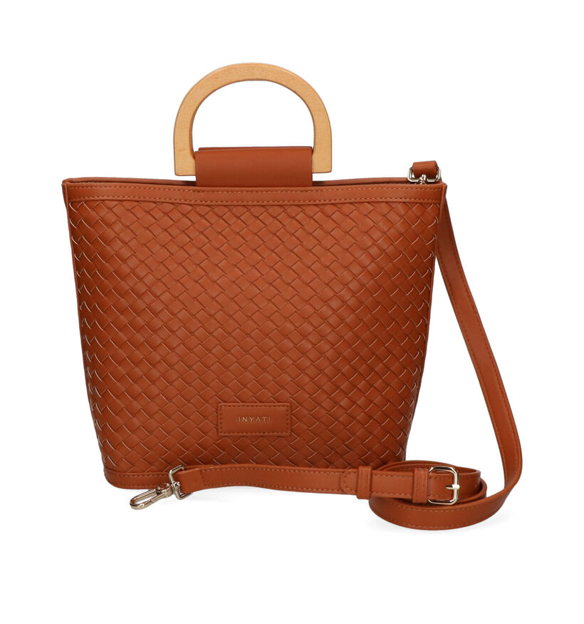 Inyati Demi Sac à main en Cognac en simili cuir (309786)