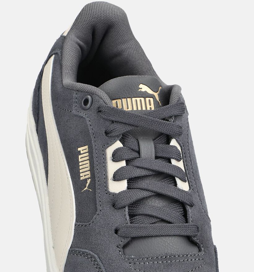 Puma Shuffle Downtown Donkergrijze Sneakers voor heren (375516) - geschikt voor steunzolen
