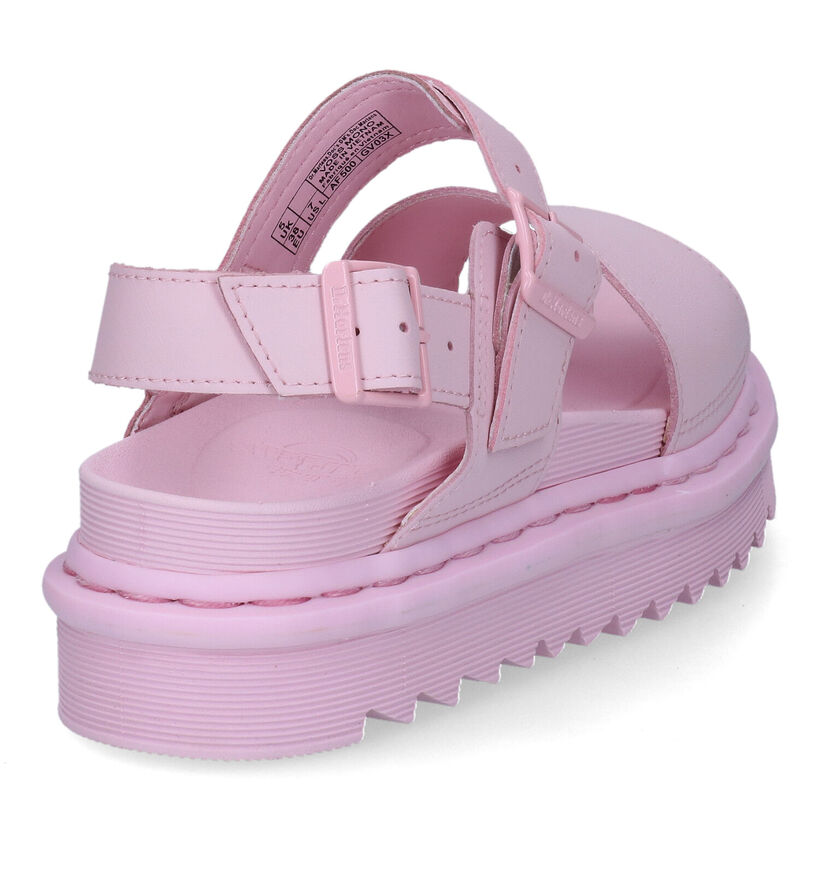 Dr. Martens Voss Mono Gele Sandalen in leer (303545)