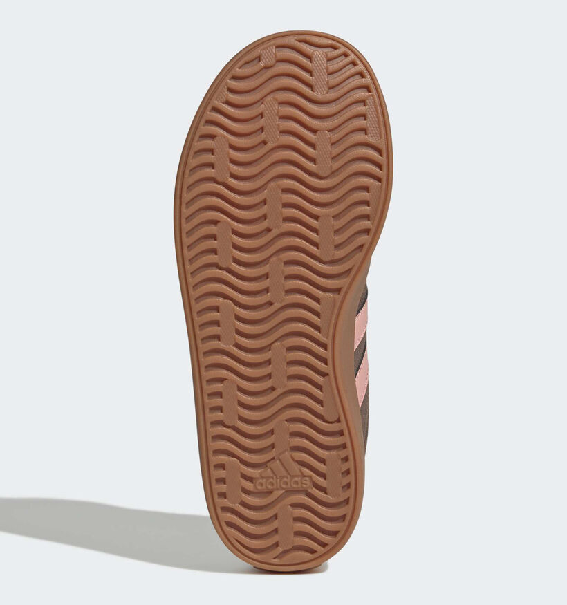 adidas VL Court Bruine Lage Sneakers voor meisjes (375498)
