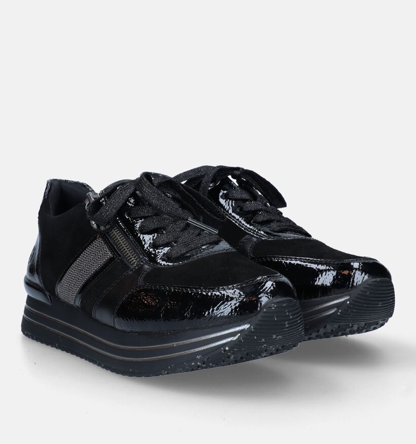 Remonte Zwarte Sneakers voor dames (328451) - geschikt voor steunzolen