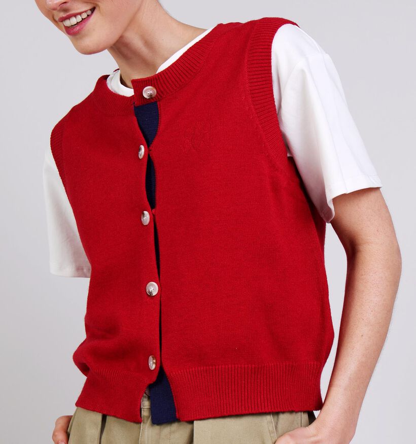 Ador&eacute; Leonie Rode Gilet voor dames (376740)