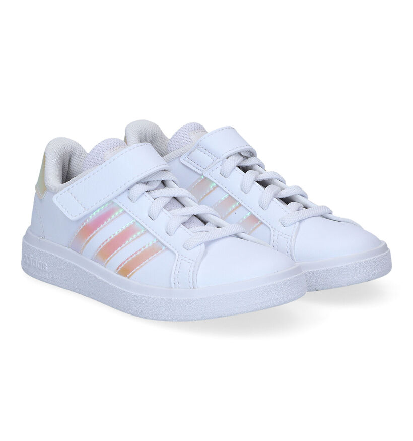 adidas Grand Court 2.0 EL Witte Sneakers voor meisjes (324671)