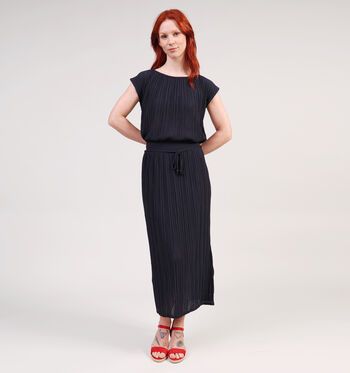 Lange rok blauw