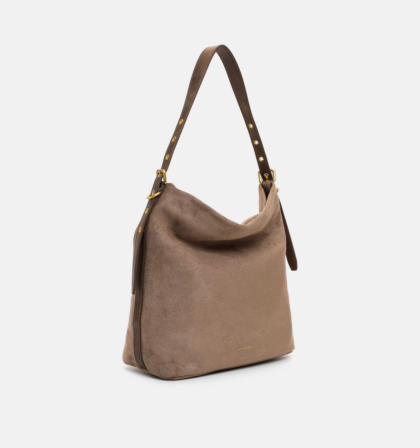 Emily & Noah Laren Taupe Schoudertas voor dames (381172)
