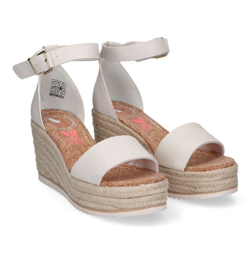 Love Our Planet Margaret Naturel Sandalen in kunststof (310513)