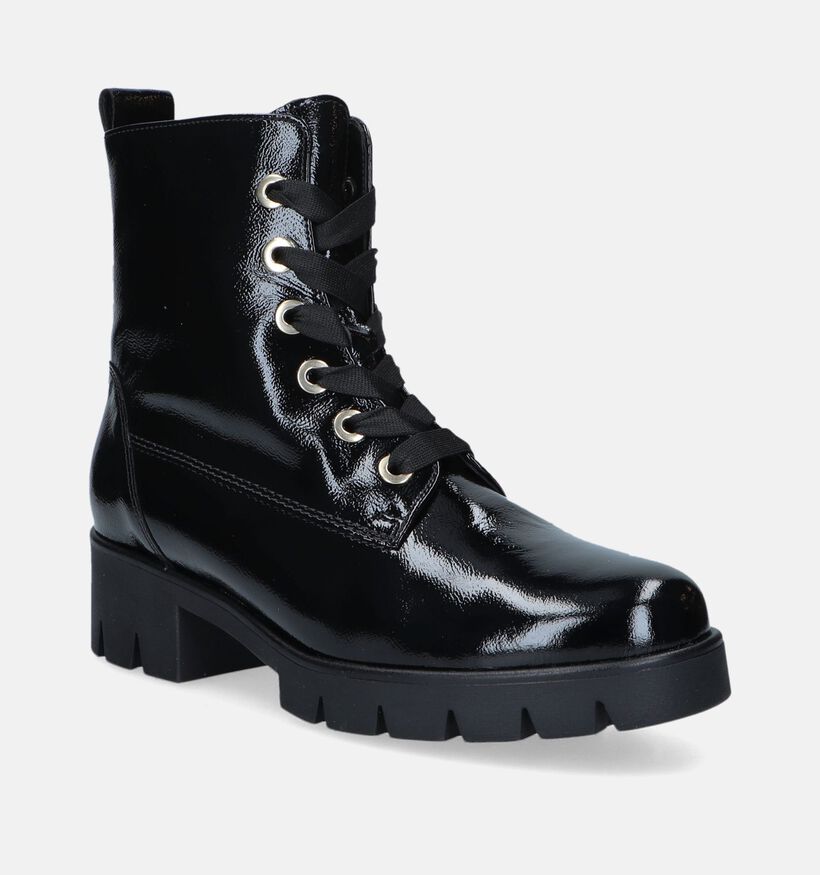 Gabor Best Fitting Zwarte Bottines voor dames (347050) - geschikt voor steunzolen