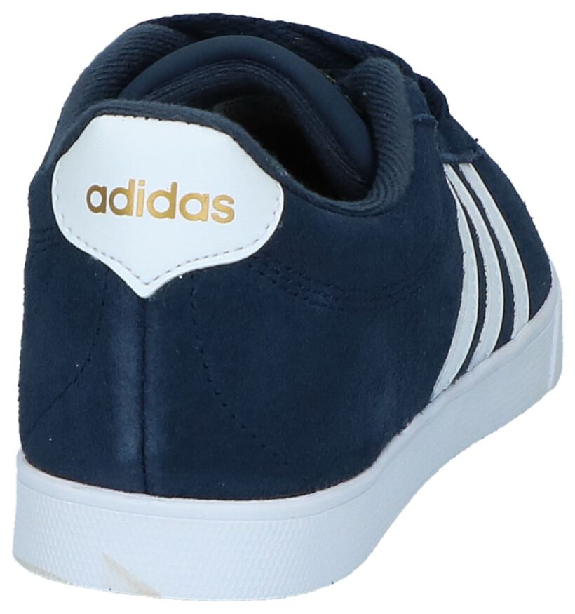 adidas Courtset Baskets en Gris en cuir (276455)