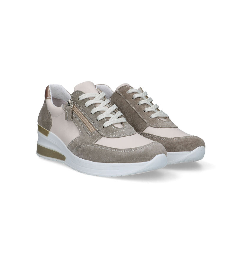 Solemade Mae Kaki Sneakers voor dames (324323) - geschikt voor steunzolen