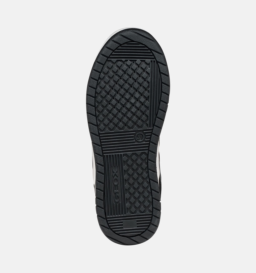Geox Perth Boy Baskets basses en Noir pour gar&ccedil;ons (376230) - pour semelles orthop&eacute;diques