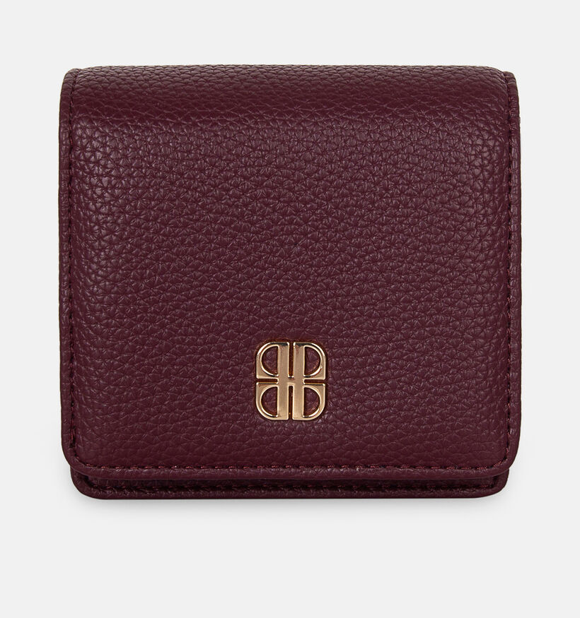 Laurent David Bordeaux Portemonnee met Rits voor dames (381588)