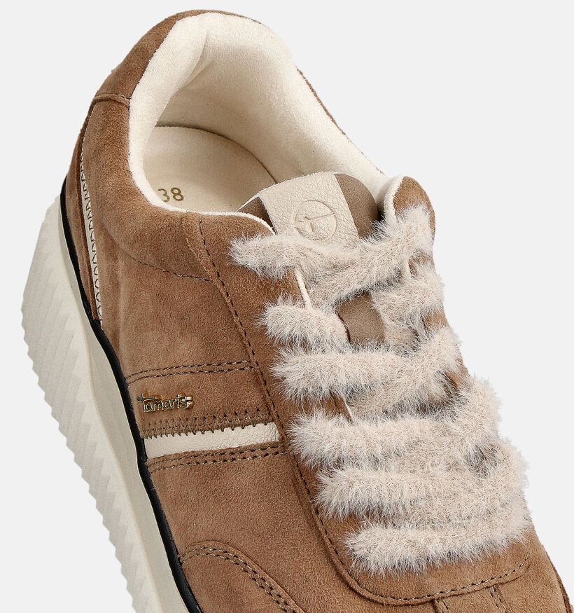 Tamaris Baskets en Camel pour femmes (360613) - pour semelles orthopédiques