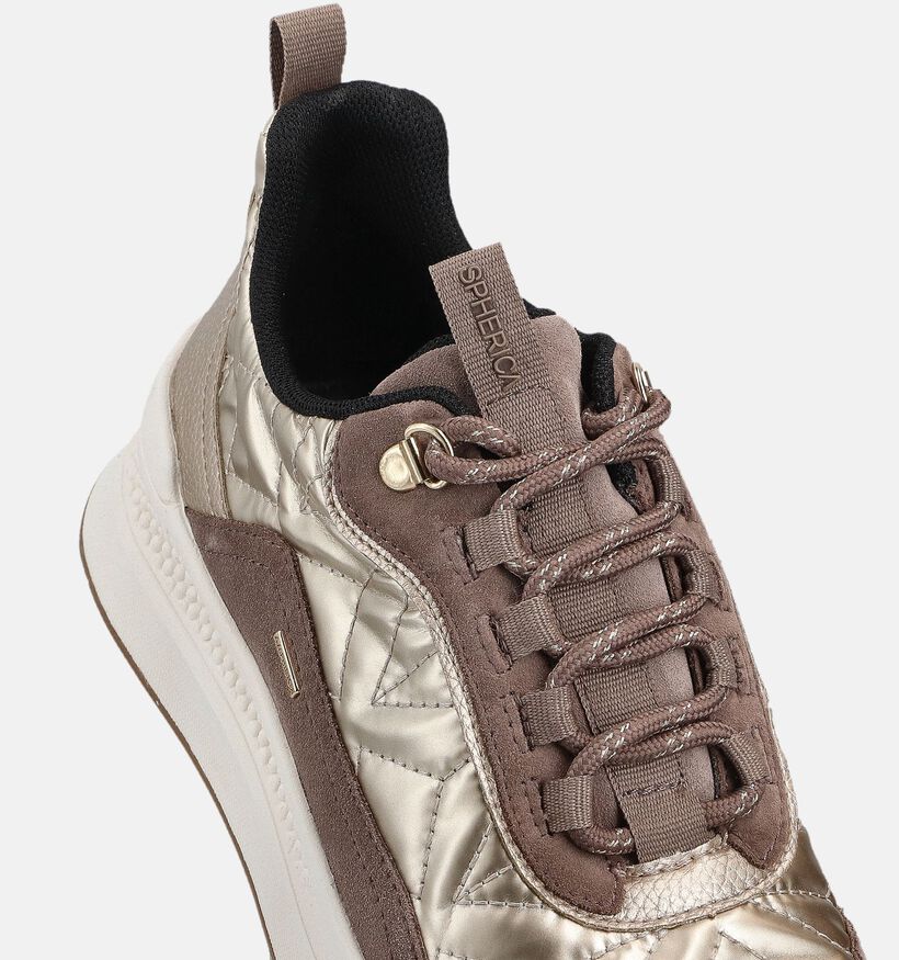 Geox Taupe Sneakers voor dames (360130) - geschikt voor steunzolen