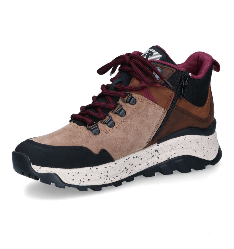 Rieker Chaussures de randonnée en Beige foncé en synthétique (315812)
