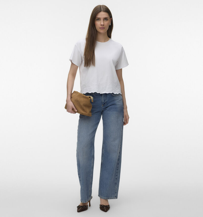 Vero Moda Noah Witte T-shirt voor dames (369423)