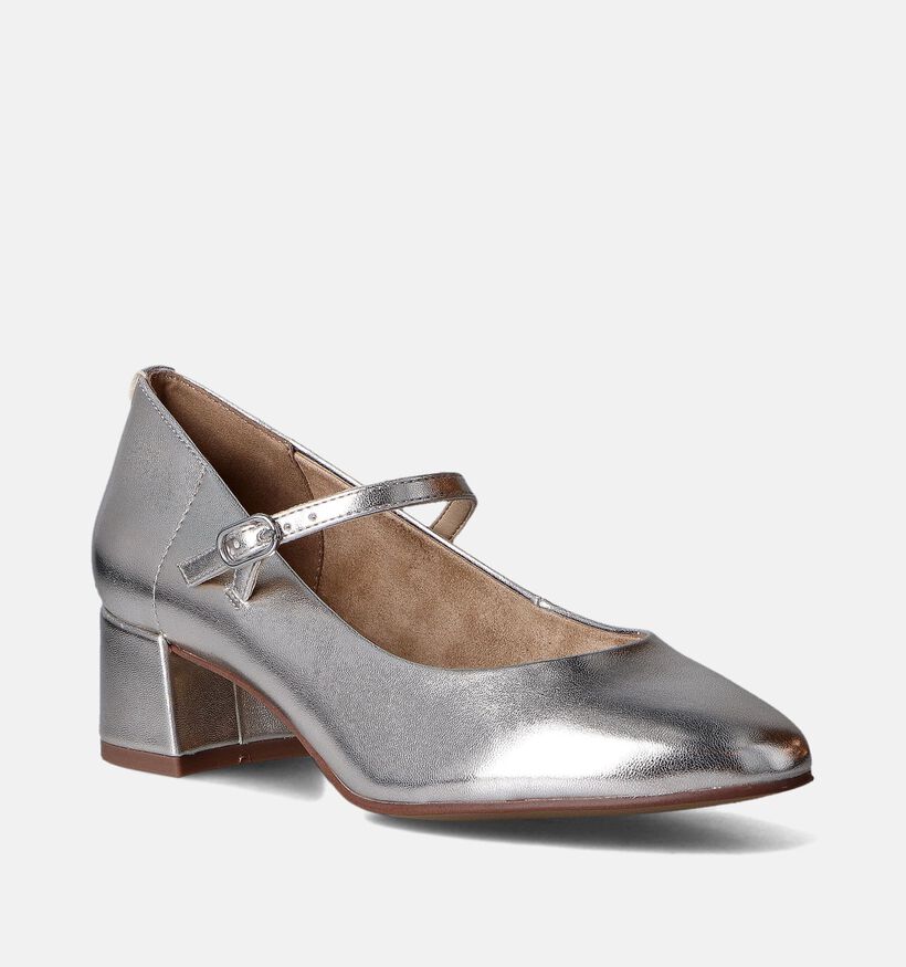 Tamaris Zilveren Pump met riempje voor dames (351564)