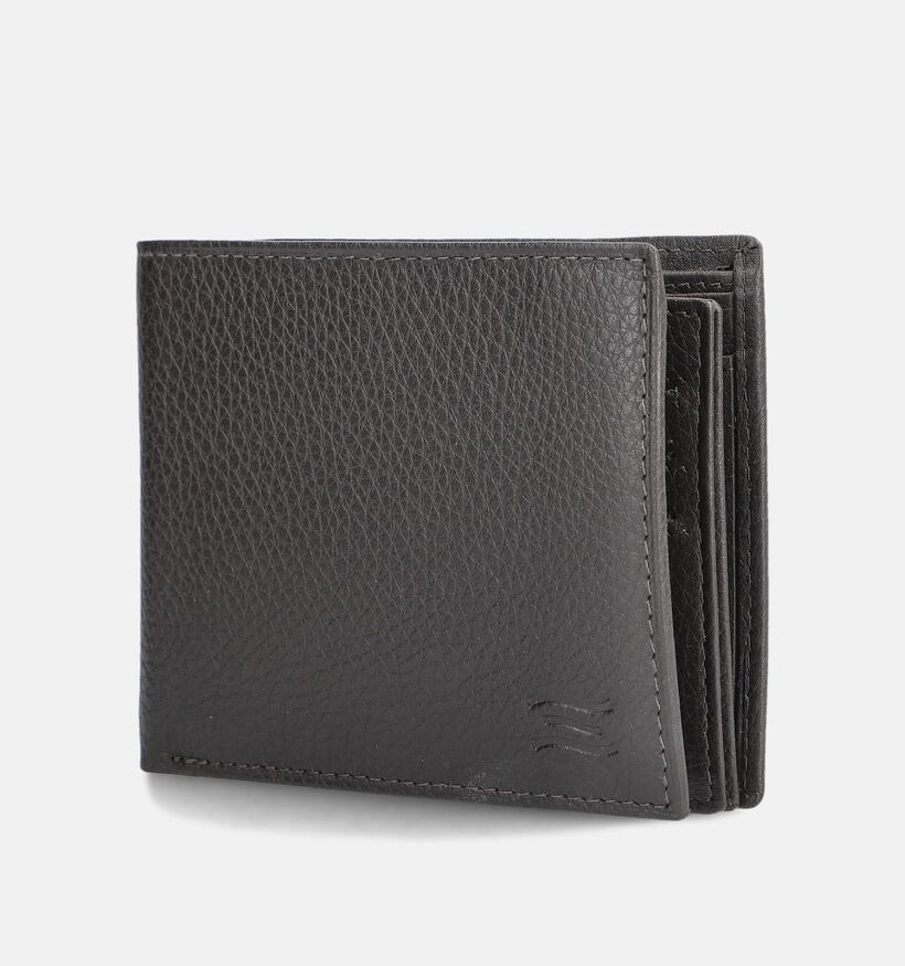 Crinkles Portefeuille en Brun fonc&eacute; pour hommes (376021)